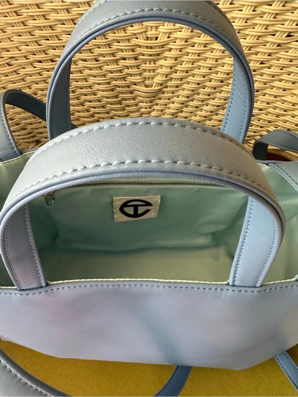 Telfar Cerulean Shopping Bag - medium